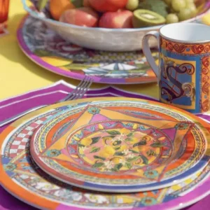 Baci Milano Ortigia Tatlı Tabağı 21,5 cm - Görsel 2