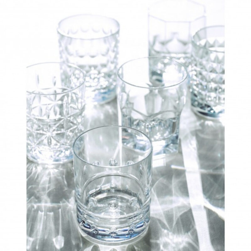Baci Milano Crystal Touch 6'lı Bardak Seti 300 ml Şeffaf - Görsel 3
