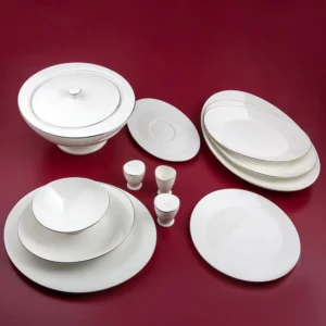 Jumbo Moon Platin 64 Parça 12 Kişilik Yemek Takımı - Görsel 3