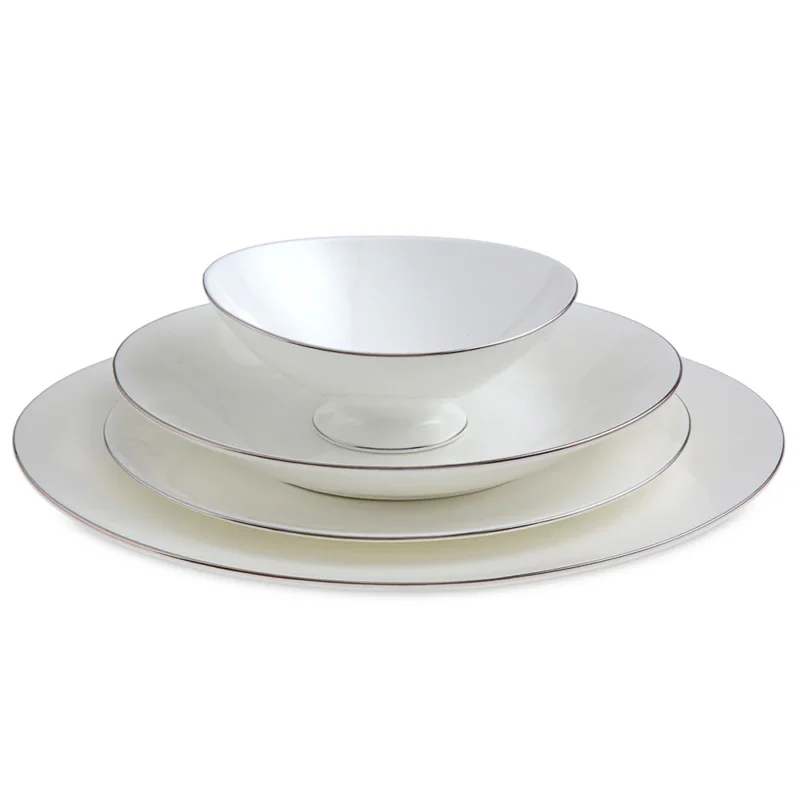 Jumbo Moon Platin 64 Parça 12 Kişilik Yemek Takımı - Görsel 5