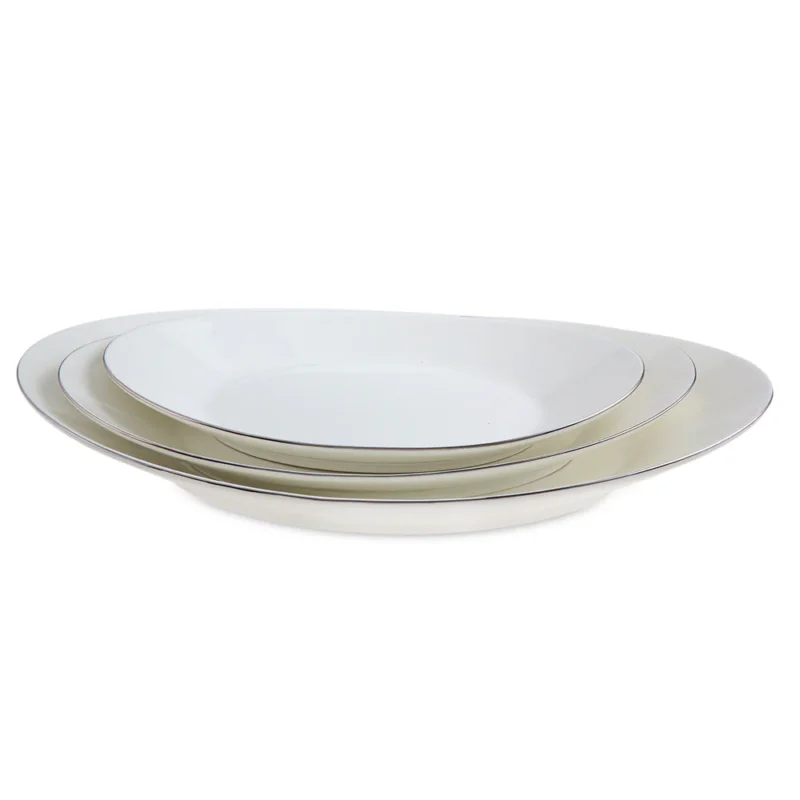 Jumbo Moon Platin 64 Parça 12 Kişilik Yemek Takımı - Görsel 6