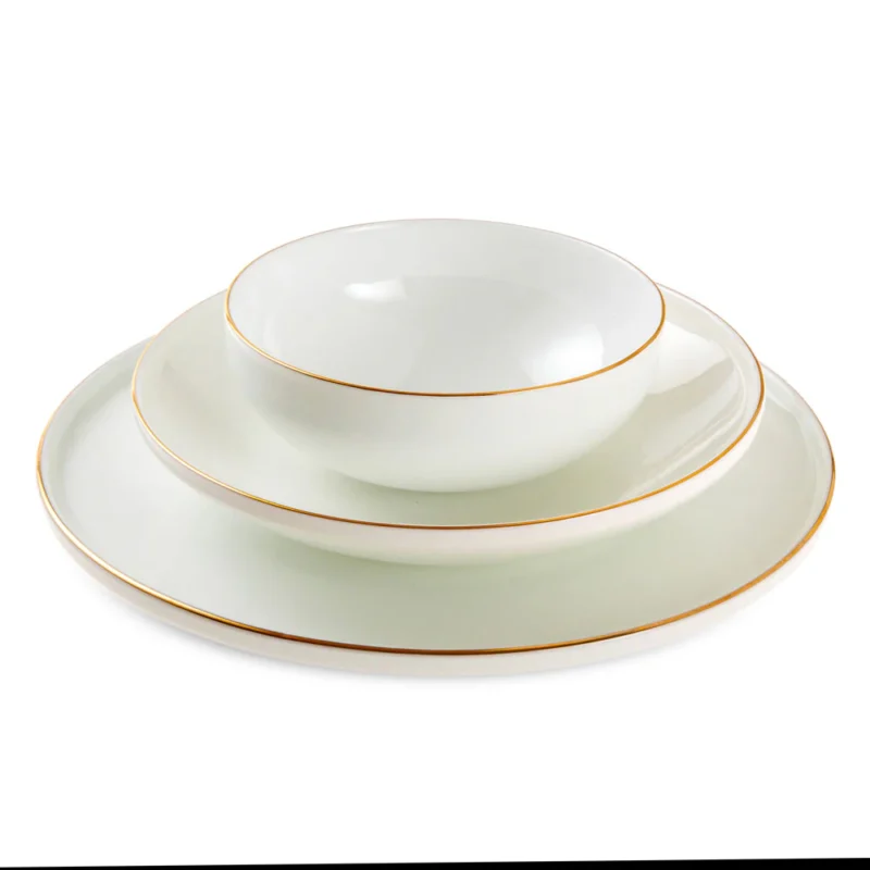 Jumbo Bianca Gold 57 Parça 12 Kişilik Yemek Takımı - Görsel 5