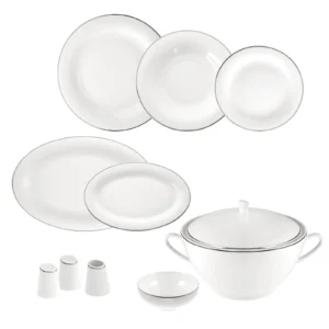 Jumbo Bright Platin 60 Parça 12 Kişilik Yemek Takımı - Görsel 3