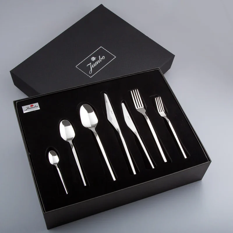 Jumbo 5100 Quartz 84 Parça 12 Kişilik Çatal Kaşık Bıçak Seti - Görsel 3