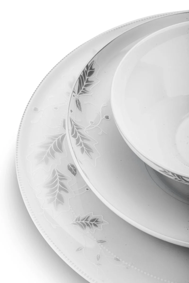 Jumbo Lace Leaf 62 Parça 12 Kişilik Yemek Takımı - Görsel 7