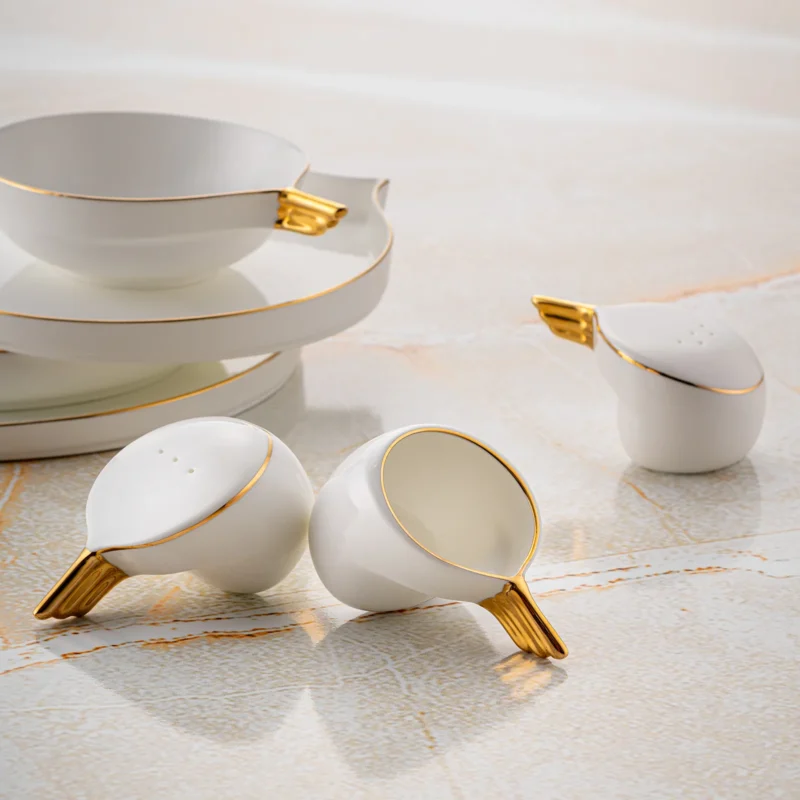 Jumbo Goddess Gold 61 Parça 12 Kişilik Yemek Takımı - Görsel 3