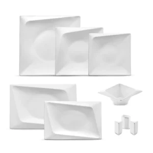 Jumbo Fold Platin 58 Parça 12 Kişilik Yemek Takımı