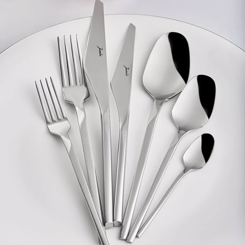 Jumbo 5100 Quartz 12 Kişilik 84 Parça Mat Çatal Kaşık Bıçak Takımı - Görsel 2