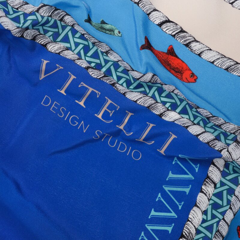Vitelli X Lumoths - Lobster Silk Scarf - Görsel 2