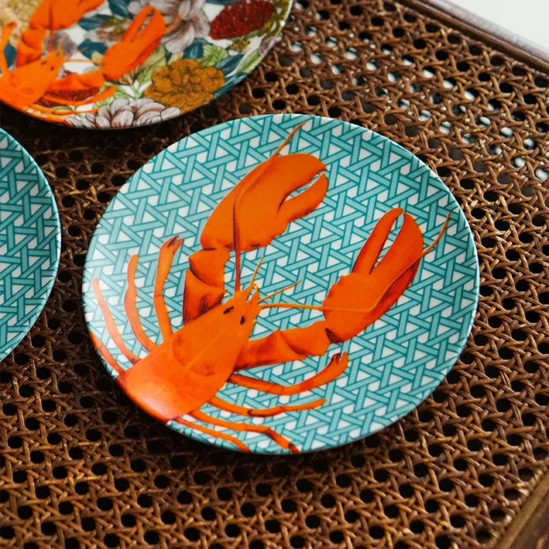 Hazeran Lobster 20 Cm Porselen Tabak - Görsel 2