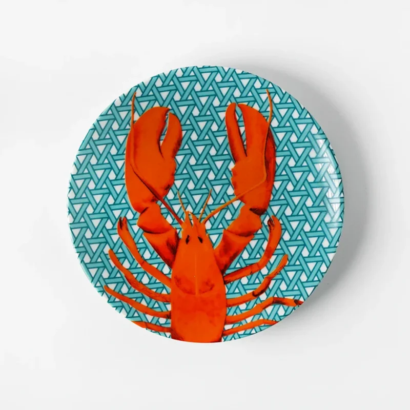 Hazeran Lobster 20 Cm Porselen Tabak