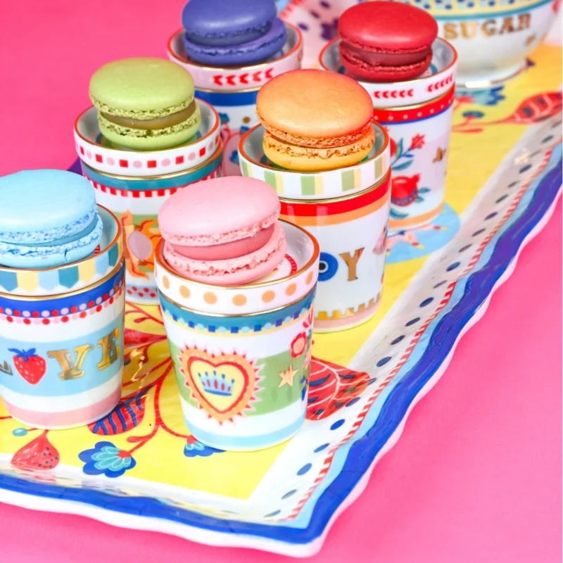 Baci Milano Mamma Mia El Desenli Dikdörtgen Tepsi 49 cm x 20 cm x 2,5 cm - Görsel 2